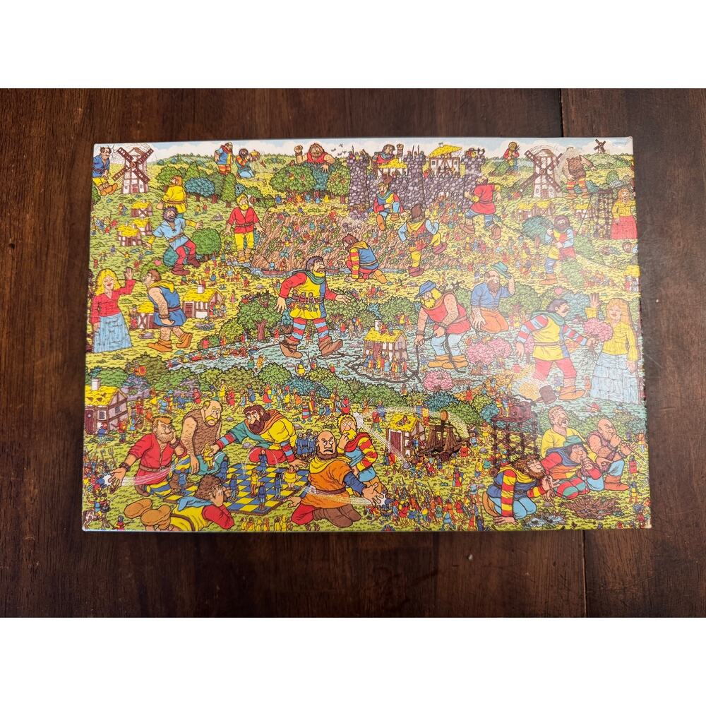 Vintage Where's Waldo? The Unfriendly Giants puzzle SEALED